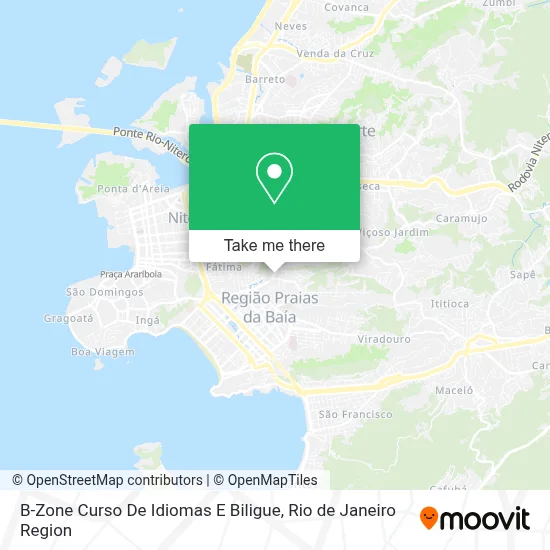 B-Zone Curso De Idiomas E Biligue map