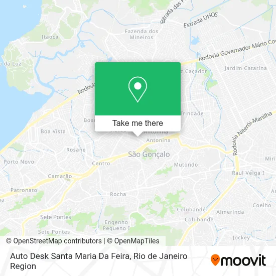 Auto Desk Santa Maria Da Feira map