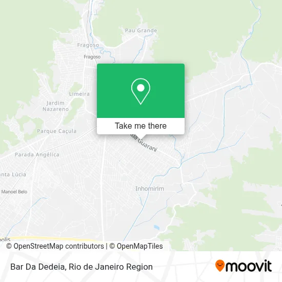 Bar Da Dedeia map