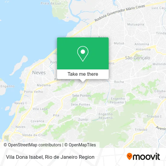 Vila Dona Isabel map