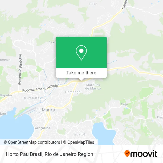 Horto Pau Brasil map