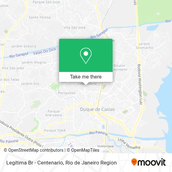 Legítima Br - Centenario map