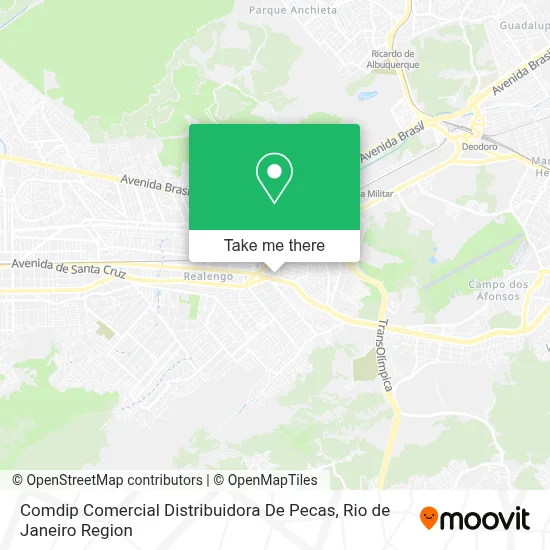 Comdip Comercial Distribuidora De Pecas map