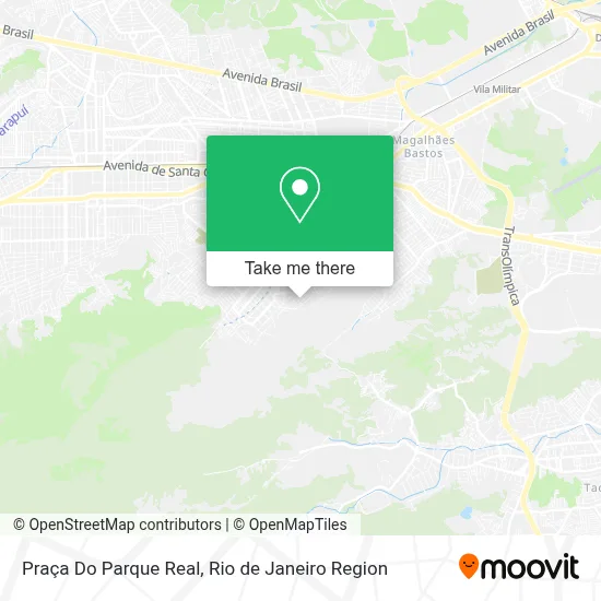Praça Do Parque Real map