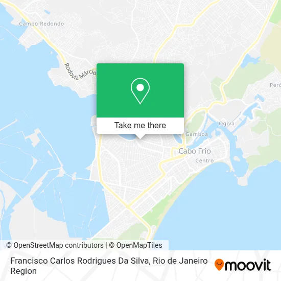 Francisco Carlos Rodrigues Da Silva map