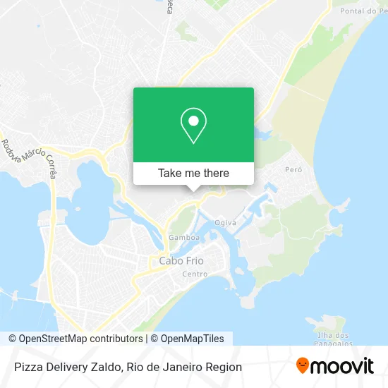 Pizza Delivery Zaldo map