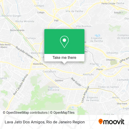 Lava Jato Dos Amigos map