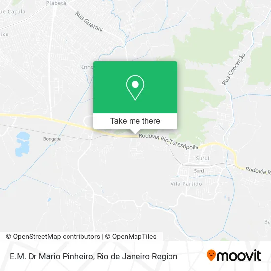 E.M. Dr Mario Pinheiro map