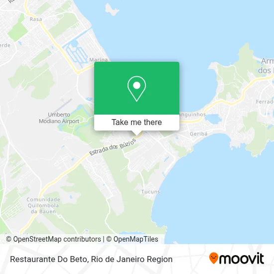 Restaurante Do Beto map