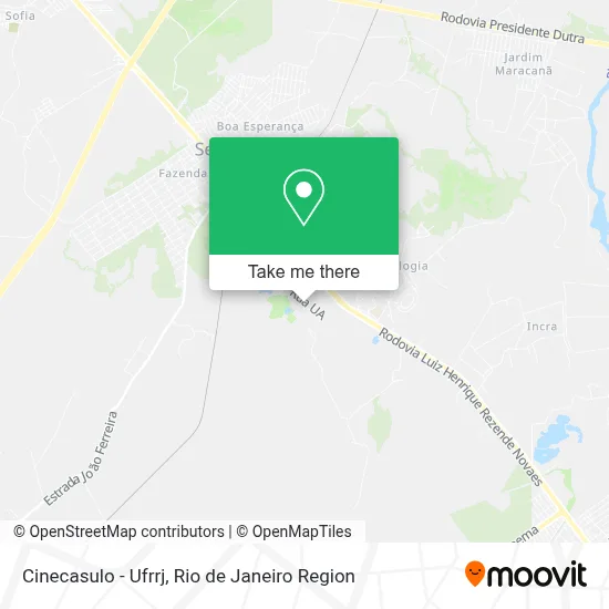 Cinecasulo - Ufrrj map