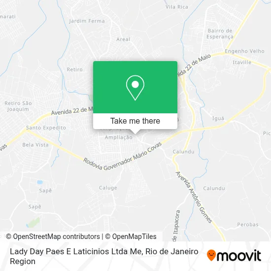 Lady Day Paes E Laticinios Ltda Me map