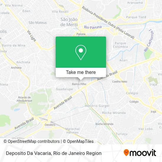 Deposito Da Vacaria map