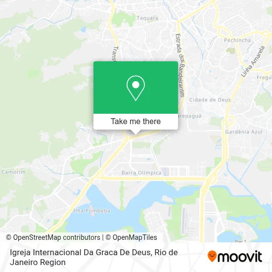 Igreja Internacional Da Graca De Deus map