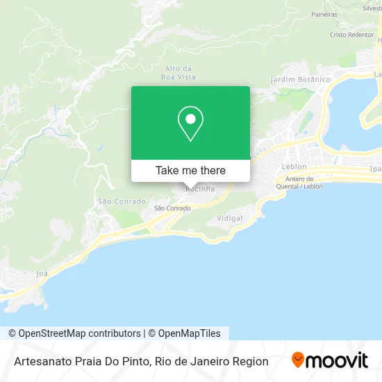 Artesanato Praia Do Pinto map