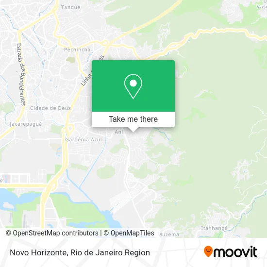 Novo Horizonte map