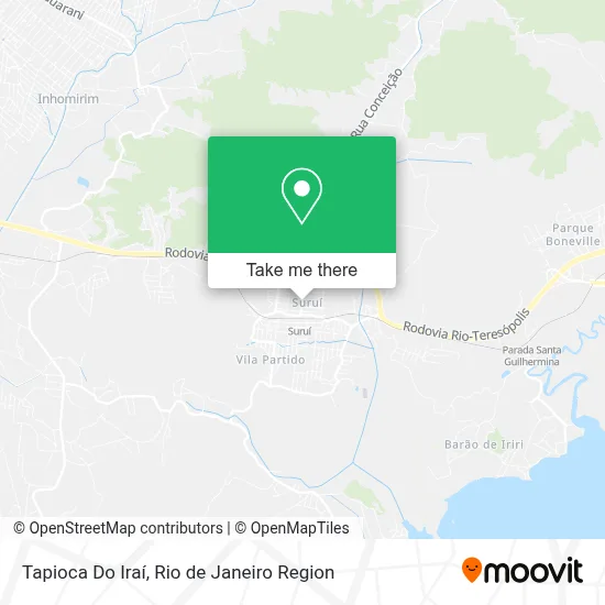 Tapioca Do Iraí map