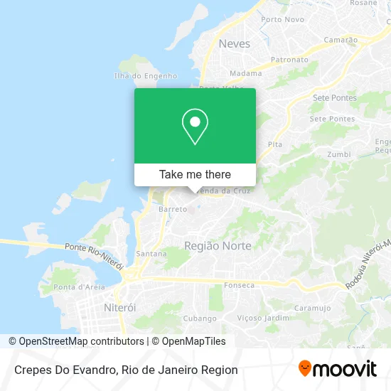 Crepes Do Evandro map