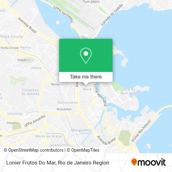 Lonier Frutos Do Mar map