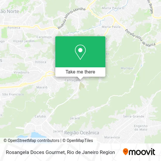Rosangela Doces Gourmet map