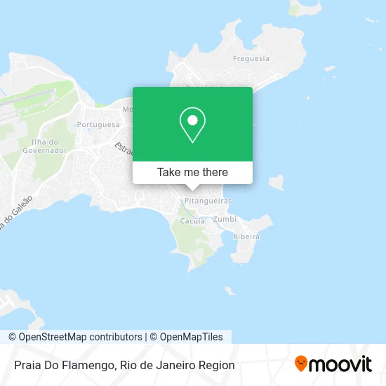 Praia Do Flamengo map