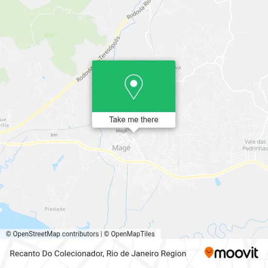 Recanto Do Colecionador map