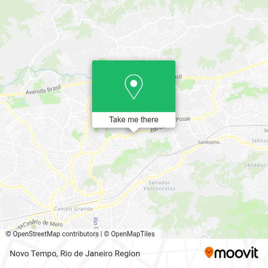Novo Tempo map