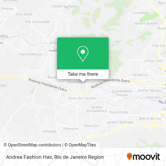 Andrea Fashion Hair map
