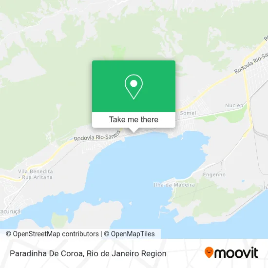 Paradinha De Coroa map