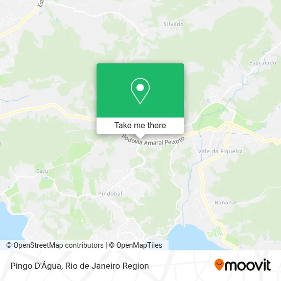 Pingo D'Água map