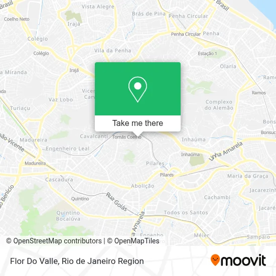 Flor Do Valle map