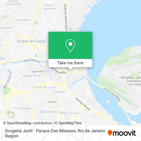 Drogaria Juriti - Parque Das Missoes map