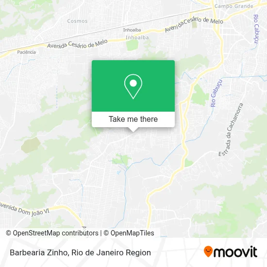 Barbearia Zinho map
