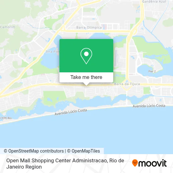 Open Mall Shopping Center Administracao map