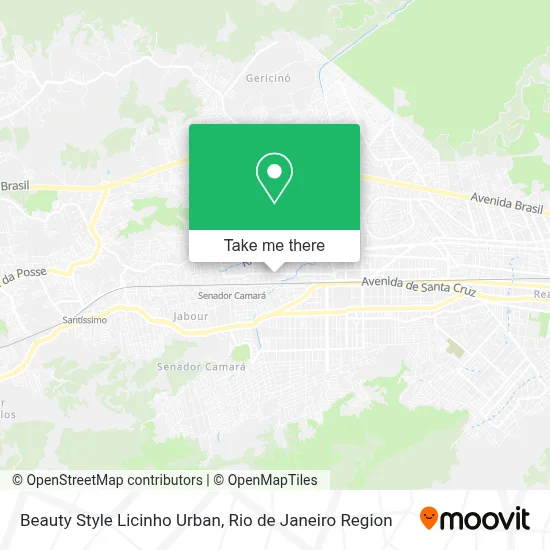 Beauty Style Licinho Urban map