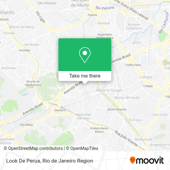 Look De Perua map