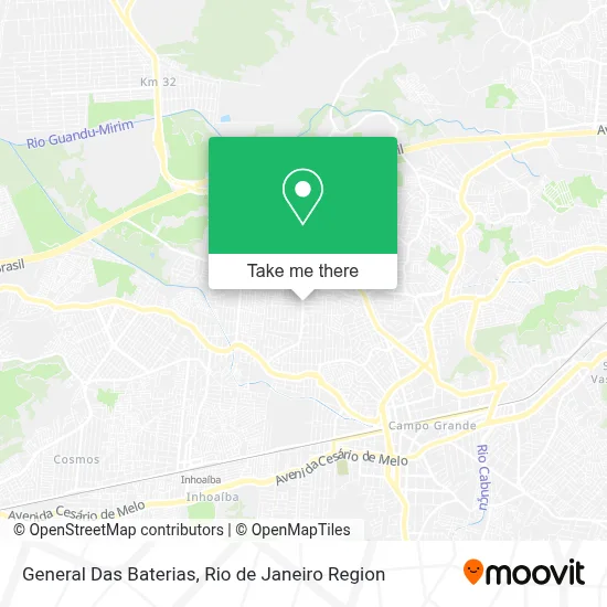 General Das Baterias map