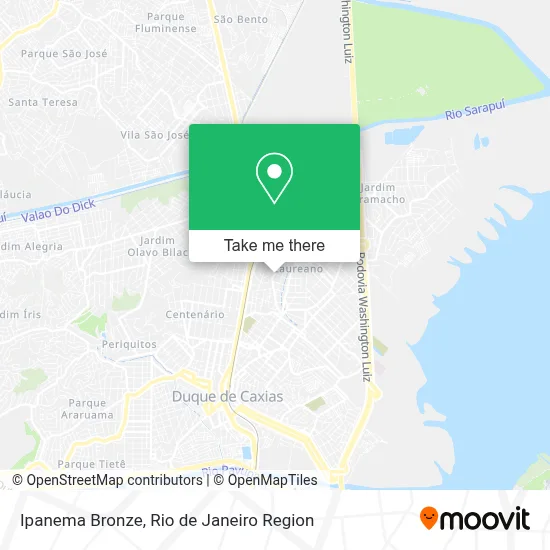 Ipanema Bronze map