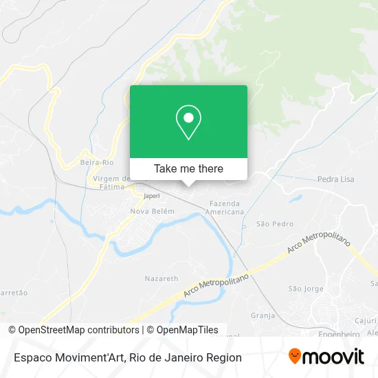 Espaco Moviment'Art map