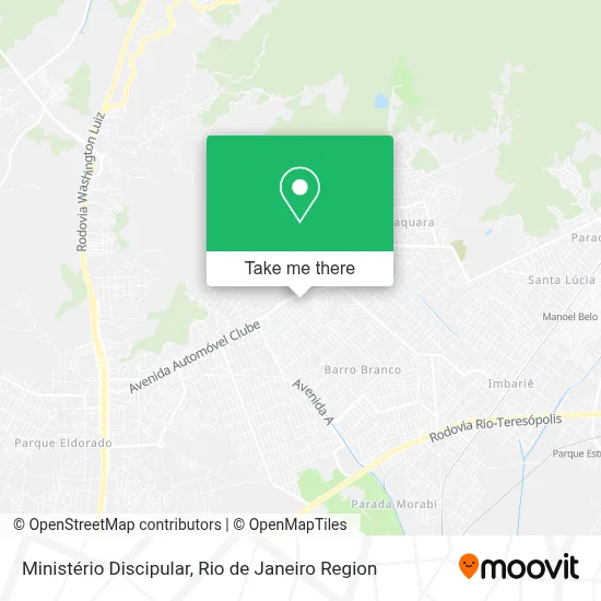 Ministério Discipular map