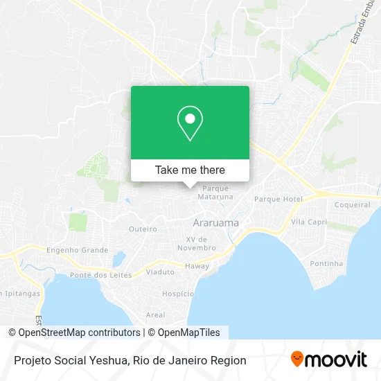 Projeto Social Yeshua map