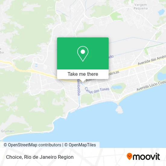 Choice map