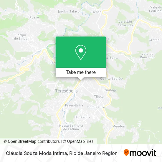 Cláudia Souza Moda Intima map