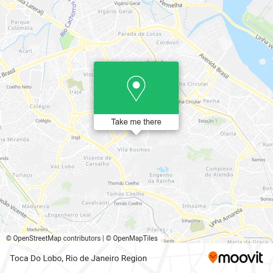 Toca Do Lobo map