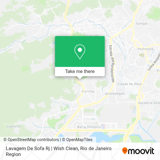 Lavagem De Sofa Rj | Wish Clean map