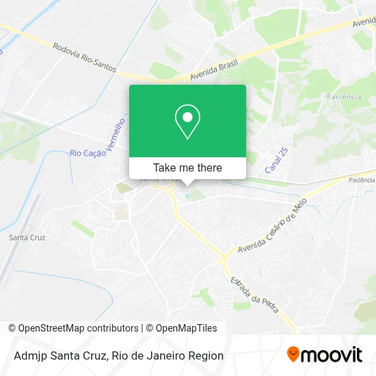 Admjp Santa Cruz map