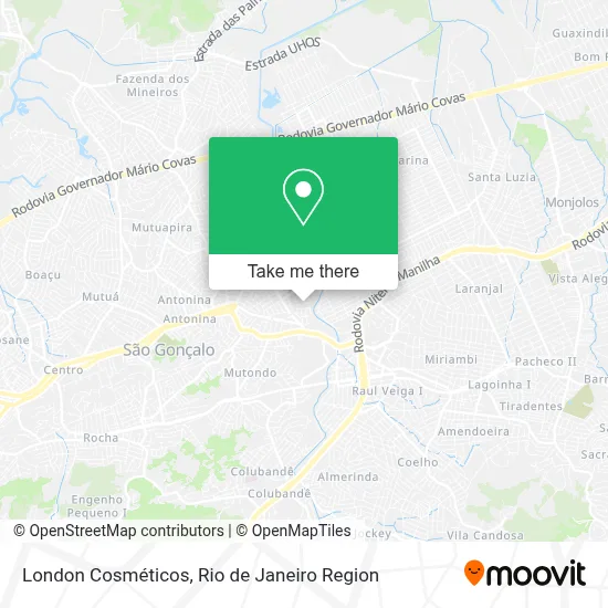 London Cosméticos map