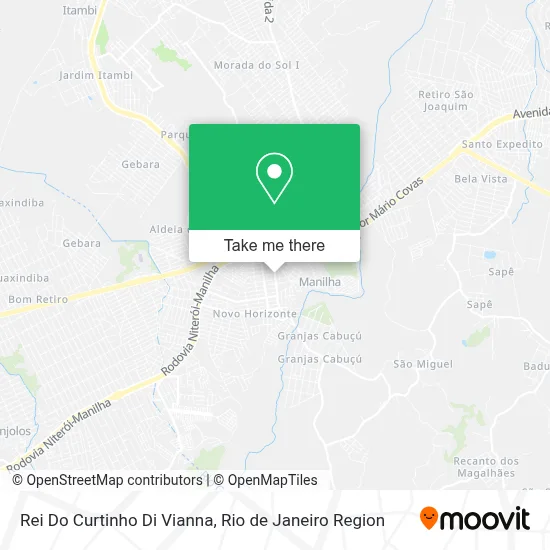 Rei Do Curtinho Di Vianna map