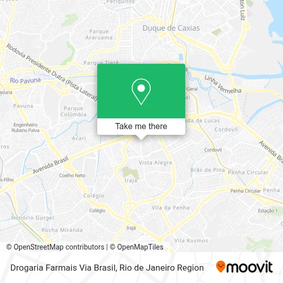 Drogaria Farmais Via Brasil map