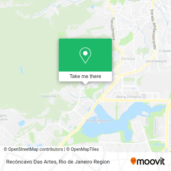 Recôncavo Das Artes map