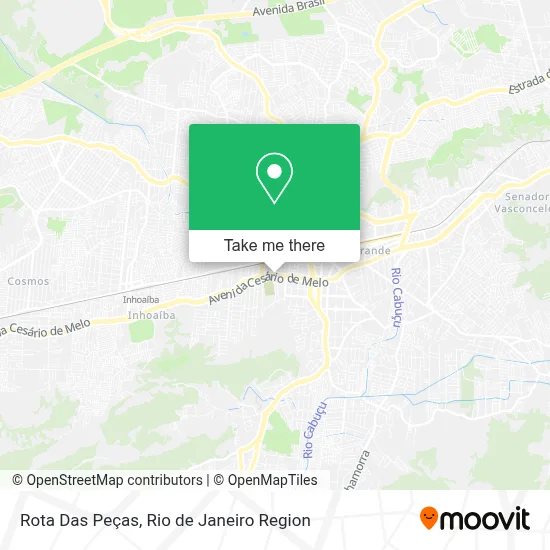 Rota Das Peças map